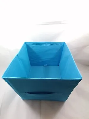 Blue Foldable Storage Collapsible Box Home Clothes Organizer Fabric Cube UK • £3.89