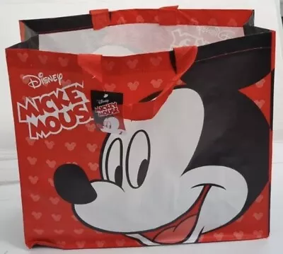 Disney Mickey Mouse Large Reusable Woven Shopping Bag Tote Bag - Brand New • £3.97