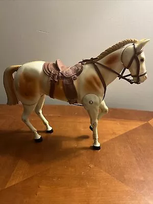 1973 Gabriel The Lone Ranger Tonto Jointed Horse Figure 11  Toy With Saddle • $19.95