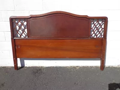 Antique Headboard Bed Victorian Mahogany French Provincial Neoclassical Shabby • $299