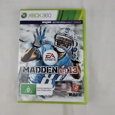 Madden NFL 13 Microsoft Xbox 360 PAL Game EA Sports American Football  • $7.95