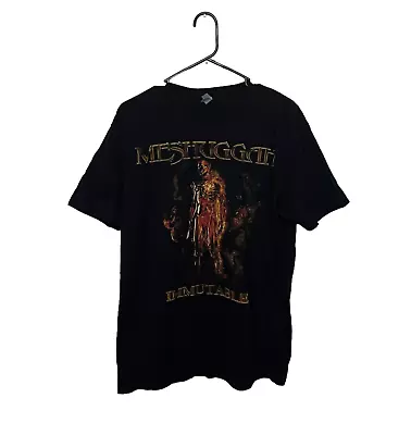 Meshuggah Shirt Mens XL Black Immutable Heavy Metal Rock Djent Music Tour • $19.99