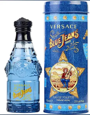 Blue Jeans By Versus Gianni Versace Cologne For Men EDT 2.5 Oz New In Can • $23