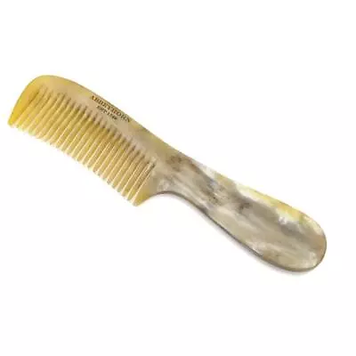 Abbeyhorn Hand Crafted Natural Horn Broad Tooth Comb 190mm • £24.95