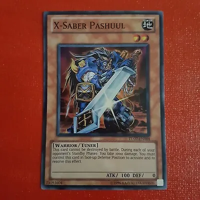 Yugioh X-Saber Pashuul TU07-EN004 • $20.95