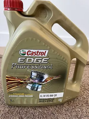 £20 • Buy Castrol Edge Professional 0W-20 LL Fully Synthetic Engine Oil, 2 Litres