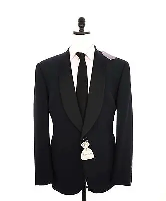 RALPH LAUREN PURPLE LABEL - Black  BARATHEA  “Anthony 1B Shawl” Dinner Jacket -  • $929