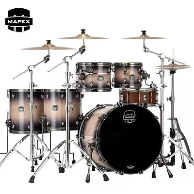 Mapex Saturn Evolution Workhorse 5pc Birch Shell Exotic Violet Burst Lacquer • $3299