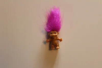 Russ Good Luck Mini Troll - 1 1/2  Russ Troll  Doll W Purple Hair NEW WO PACKAGE • $8.99