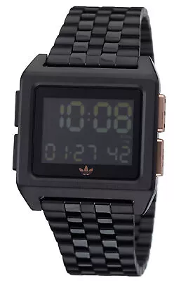 Adidas Z01 3077-00 Archive M1 Men's Digital Chronograph Watch Black Bracelet • $84.95