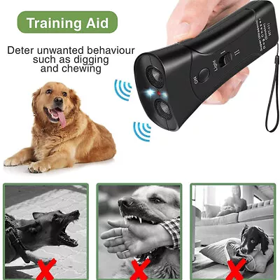 Petgentle Ultrasonic Anti Dog Barking Pet Trainer LED Light Gentle Chaser Device • $8.69