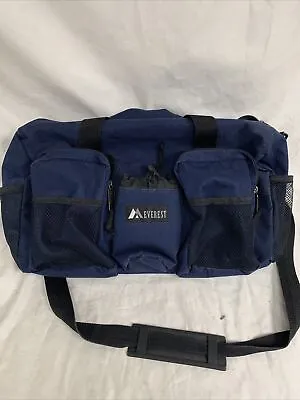 Everest Large Blue Sports Gym Travel Carry On Duffle Bag • $29.95