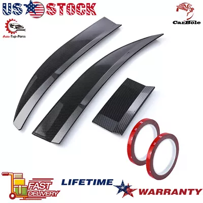 Rear Spoiler Lip Trunk Roof Tail Wing Adjustable For Infiniti Q50 Q60 AUDI A3 A4 • $35.69