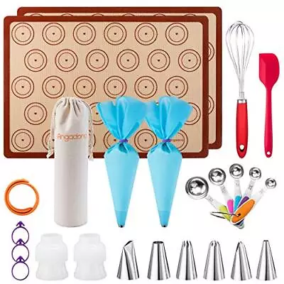 Macaron Kit Silicone Baking Mats Macaron Baking Kit Suppliers Sheet Set For Begi • $49.37