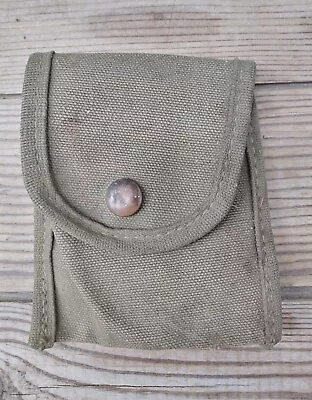 Original Vietnam M1956 M56 Bandage First Aid Suspender Or Belt Pouch Case • $11.99