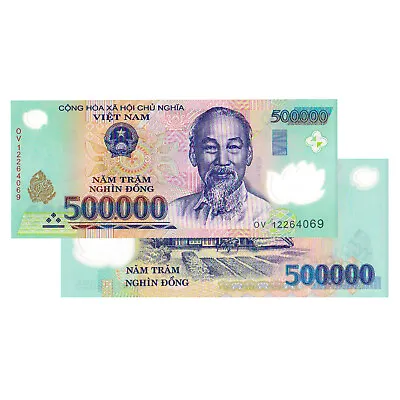 500000 Vietnamese Dong Banknote VND Vietnam • $35.91