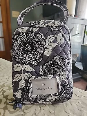 NEW W/ TAGS VERA BRADLEY MOON SHADOW MEADOW QUILTED Lunch Bunch Grey Black  • $22