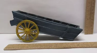 BLUE With YELLOW WHEELS - TOY Old West WAGON PART - For Parts Or Restore - As Is • $14.12