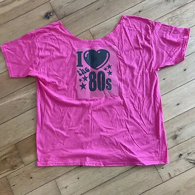 I Love The 80’s Pink T-shirt Size 2XL. New. • $3.72