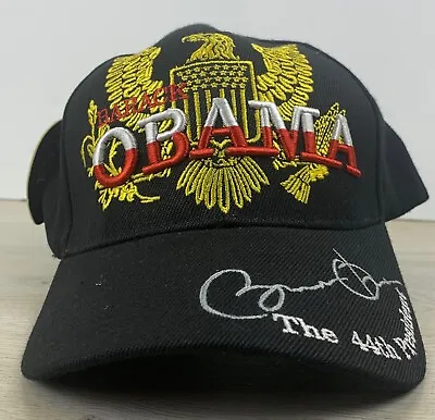 $18 • Buy President Obama Hat Black Adjustable Hat Adult OSFA Black Barack Obama Hat