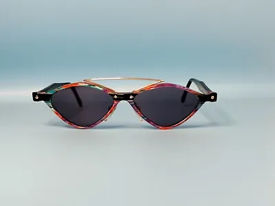 Vintage Zeiss  4755 Multicolor Steampunk Sunglasses Made In Germany 51/14 #a59 • $40