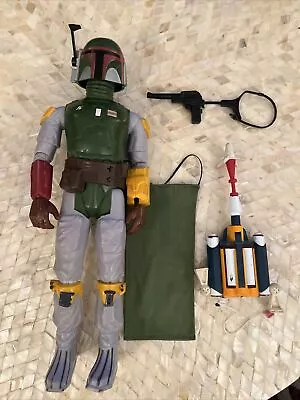 Vintage Boba Fett Star Wars 12” Inch Complete ESB 1979 Rifle Cape Rocket Sight • $78