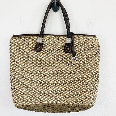 Brighton Woven Braided Handbag Straw Purse • $25