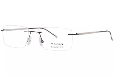 Morel Lightec 30112L NG06 Eyeglasses Frame Men's Black/Grey Rimless 58mm • $129.95