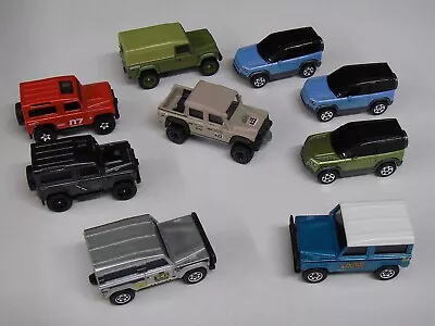 1/64 Hot Wheels Matchbox Land Rover Defender 90 110 Lot Of 9 LOOSE • $27