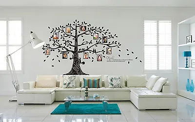 Our Family Tree Like Branches Photo Frame Wall Sticker Decal Vinly UK RUI158 • £1.20