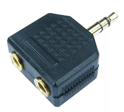 £2.69 • Buy 3.5mm Jack Plug Audio Cable Headphone Splitter Aux One To Two Outputs 1 Into 2
