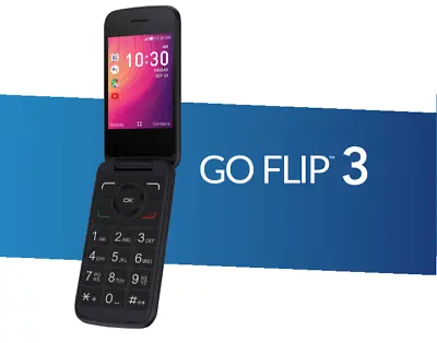 NEW! Alcatel GO FLIP 3 4052 For Metro PCS - Easy To Use Senior 4G LTE Flip Phone • $49.50