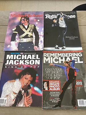 Michael Jackson King Of Pop Commemorative Edition/Tribute Four Magazine Lot   • $30