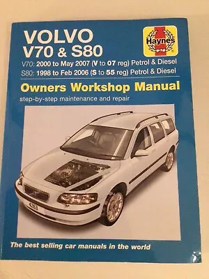 Volvo S80 V70 Shop Manual Haynes Service Repair Book S 80 V 70 Chilton Owners • $30