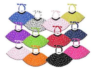 £8.99 • Buy Ladies Polka Dot Skirt Fancy Dress 50s Rock N Roll Swing Jive Rockabilly Grease