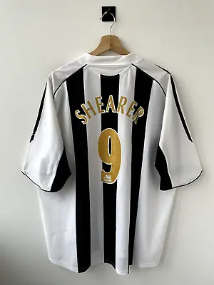 Newcastle United 2005/2006 Home Football Shirt Soccer Jersey Adidas Shearer 2xl • $120