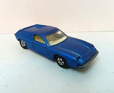 LOTUS EUROPA Matchbox #5 Die Cast Vintage Blue Lesney SF Transitional Wheels • $22.49