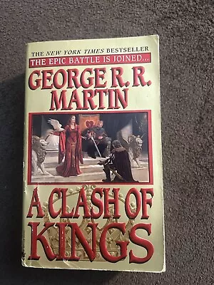 A Clash Of Kings George RR Martin 2000 Bantam 1st Edition 4th Printing PB • $16