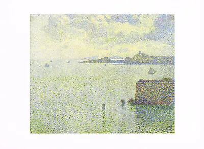 Sailing Boats In An Estuary Theo Van Rysselberghe Maritime Print Picture WP#13 • £3.49