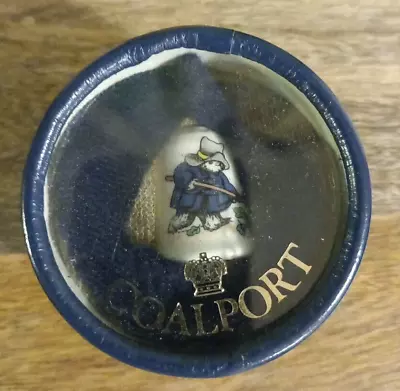 Vintage Porcelain Coalport Paddington Bear Sweeps Up Thimble In Original Box • £9.99