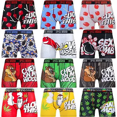 £7.99 • Buy Mens Boys PG Explicit Novelty Rude Boxer Trunks Shorts Underwear Funny 2022 Xmas
