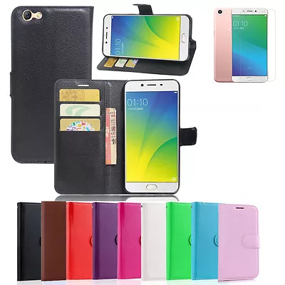 Premium Leather Wallet Case Cover F Oppo Reno Z R15 R17 AX7 AX5 A3S A57 A73 AX5S • $9.99