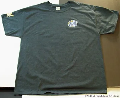 White Castle Home Of The Original Slider Double Sided T Shirt Gray Tee  XL Logo • $24.99