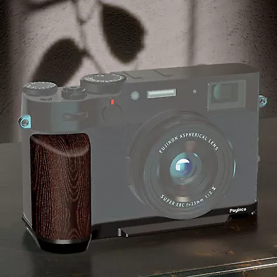 For Fuji Fujifilm X100vi Wood Hand Grip L Holder Camera AL Alloy Base PlateoJs1M • $49.99