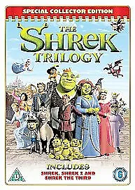 The Shrek Trilogy DVD (2007) Andrew Adamson Cert U 3 Discs Fast And FREE P & P • £4.17