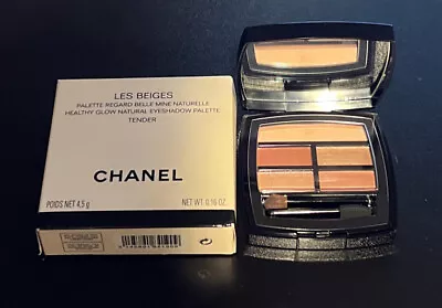 CHANEL LES BEIGES HEALTHY GLOW NATURAL EYESHADOW PALETTE  TENDER 0.16 Oz / 4.5 G • $53.54