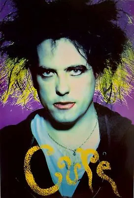 The Cure Robert Smith Closeup Out Of Print Poster 23 X 35 • $150.40