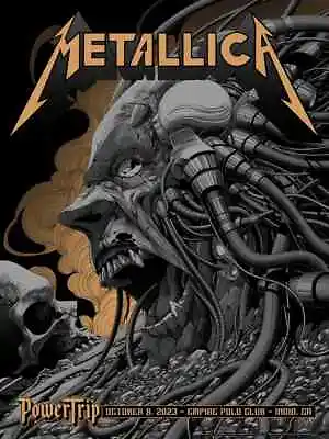 Metallica October 8 2023 Power Trip (Artist Proof) /75 Limited Edition Preorder • $200