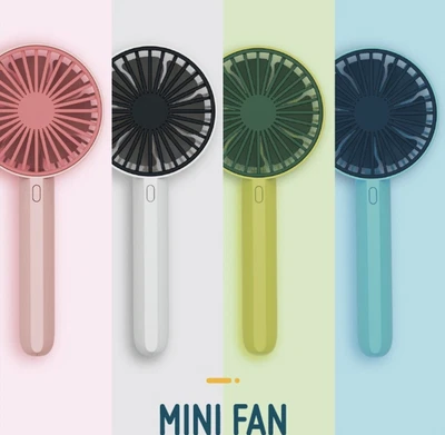 $14.99 • Buy 3-Speed Mini USB Rechargeable Portable Fan With Table Stand Quiet Cooler Hand 