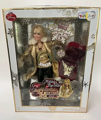 Disney Holiday Hannah Montana Singing Pop Star Figure 2008 ~ Only At Toys R Us • $45.99